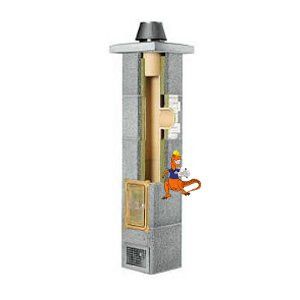 KOMPLETNY KOMIN SCHIEDEL RONDO PLUS 4MB  FI200